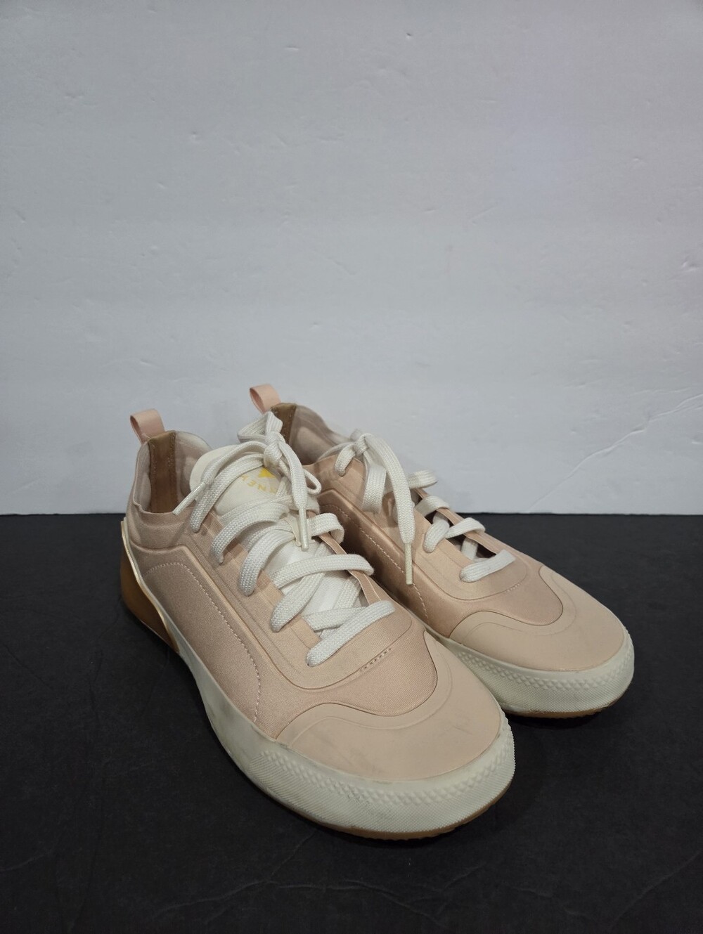 Adidas ×Stella McCartney Women's Light Pink Athletic Lace-Up Sneakers Sz.7.5